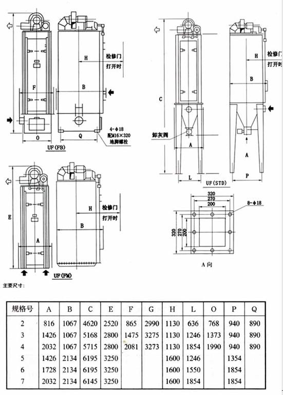 UF-STD型單機(jī)布袋除塵器